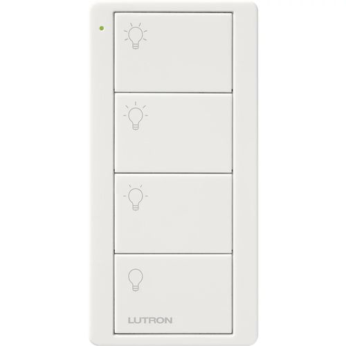 Main product image of Pico 4-Button Wireless Smart Remote for Programmable Scene Control, Kitchen Icon Engraving, (Gloss Light Almond), PJ2-4B-GLA-P02