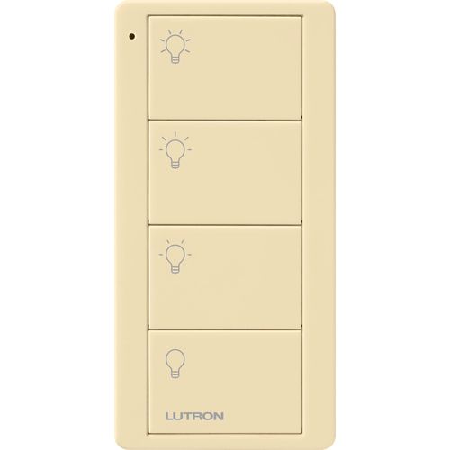 Main product image of Pico 4-Button Wireless Smart Remote for Programmable Scene Control, (Gloss White), PJ2-4B-GWH-L31