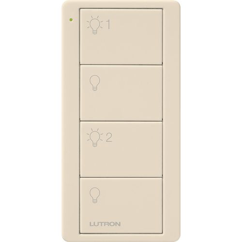 Main product image of Pico PRO 4-Button Wireless Smart Remote for Programmable Scene Control, (Gloss Ivory), Caseta PRO Packaging, PJ2-4B-IV-L31P