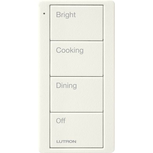 Main product image of Pico 4-Button Wireless Smart Remote for Light Control, Light Icon Engraving, (Satin Biscuit), PJ2-4B-TBI-L01
