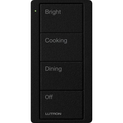 Main product image of Pico 4-Button Wireless Smart Remote for Light Control, Light Icon Engraving (Satin Midnight), PJ2-4B-TMN-L01
