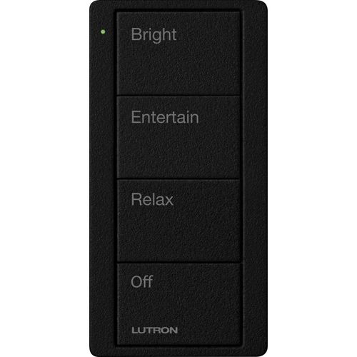 Main product image of Pico 4-Button Wireless Smart Remote for 2-Group Light Control, Light Icon Engraving (Satin Midnight), PJ2-4B-TMN-L21