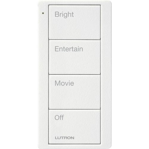 Main product image of Pico 4-Button Wireless Smart Remote for Programmable Scene Control, Universal Room Icon Engraving (Satin Midnight), PJ2-4B-TMN-P14