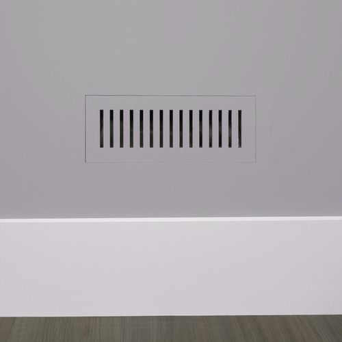 Main product image of Breezelux 412 Removable Flush Mount Wall & Ceiling Air Supply 4" x 12" (Duct Opening) Requires 5" x 13" Drywall Opening