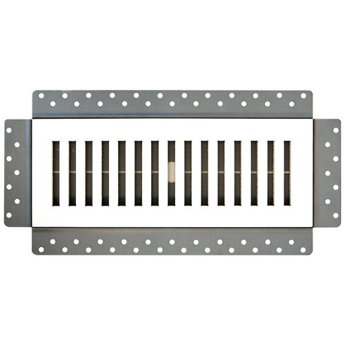 Main product image of Breezelux 412 Removable Flush Mount Wall & Ceiling Air Supply 4" x 12" (Duct Opening) Requires 5" x 13" Drywall Opening