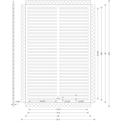 Main product image of CliqueElite 2030 Removable Air Return Vent 20" x 30" (Drywall Opening)