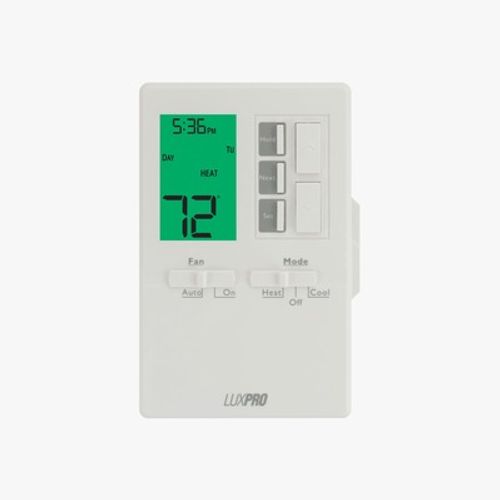 Main product image of 7 Day or 5-2 Day Programmable Vertical Thermostat, 1 Heat/1 Cool, P711V-010
