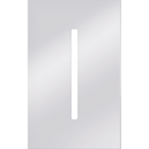 Main product image of New Architectural Single-Gang Wall Plate, Fits Grafik T Controls, Metal Finish, Bright Chrome