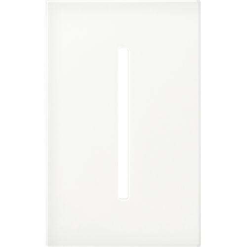 Main product image of New Architectural 1-Gang Wall Plate, Fits Grafik T Controls, Glass Finish, Clear White Glass