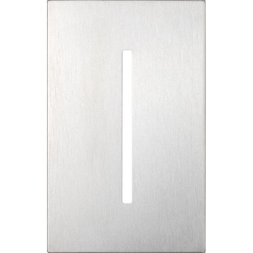 Main product image of New Architectural Single-Gang Wall Plate, Fits Grafik T Controls, Metal Finish, Satin Chrome