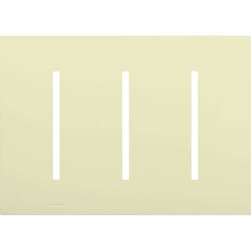 Main product image of New Architectural 3-Gang Wall Plate, Fits Grafik T Controls, Matte Finish, LWT-GGG-AL, Almond