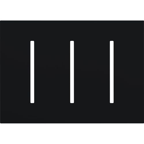 Main product image of New Architectural 3-Gang Wall Plate, Fits Grafik T Controls, Matte Finish, LWT-GGG-BL, Black
