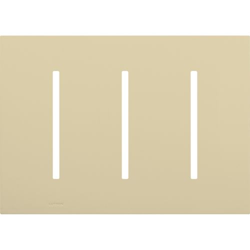 Main product image of New Architectural 3-Gang Wall Plate, Fits Grafik T Controls, Matte Finish, LWT-GGG-IV, Ivory
