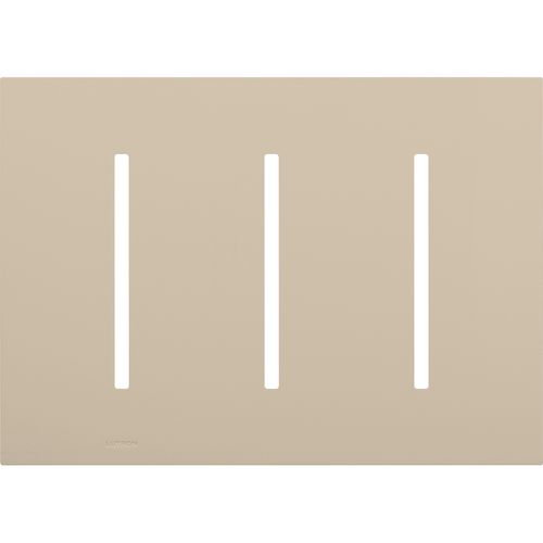 Main product image of New Architectural 3-Gang Wall Plate, Fits Grafik T Controls, Matte Finish, LWT-GGG-TP, Taupe