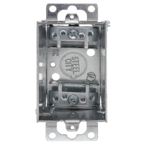 Main product image of 2-1/2" Deep Gangable Switch Box w/ Flush Ears for Old Work, 1/2" Knockouts
