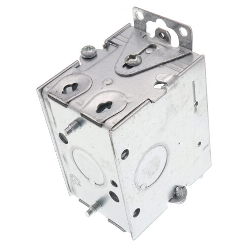 Main product image of 2-1/2" Deep Gangable Switch Box w/ Flush Ears for Old Work, 1/2" Knockouts