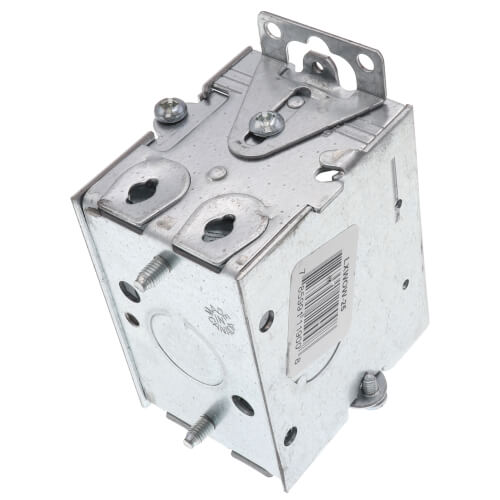 Main product image of 2-1/2" Deep Gangable Switch Box w/ Flush Ears for Old Work & C-5 Clamps, 1/2" Knockouts