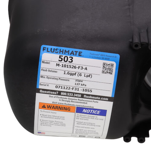 PF/2 Energizer & WDI EcoFlush Upgrade Kit for Two-Piece Toilets (1.6 GPF)
