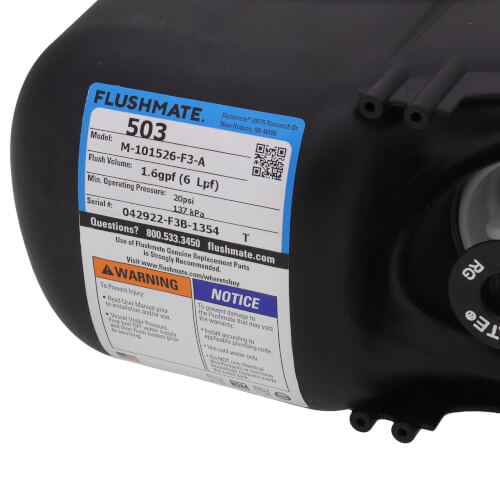 Main product image of Complete Replacement System for Two-Piece Push Button Toilets, Series 501B (1.6 GPF)