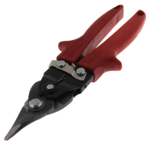 Max2000 Bulldog Aviation Snip with Red Grip (For Notching and Trimming)