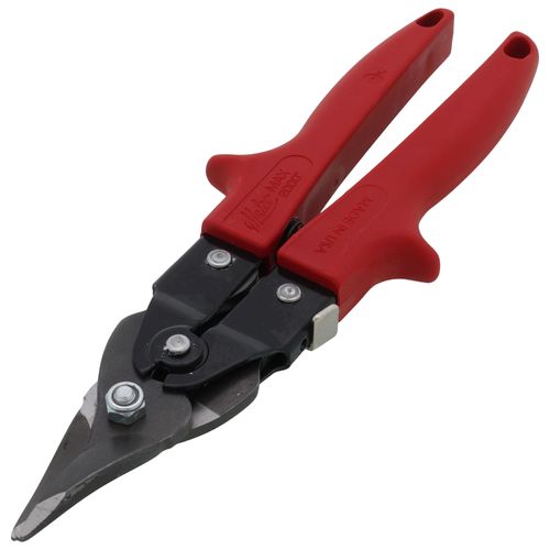Main product image of Max2000 Bulldog Aviation Snip with Red Grip (For Notching and Trimming)