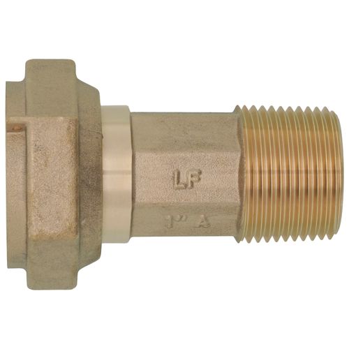 Main product image of 1" Male NPT x 1-1/4" NPSM Water Meter Coupling (Lead Free), M20100