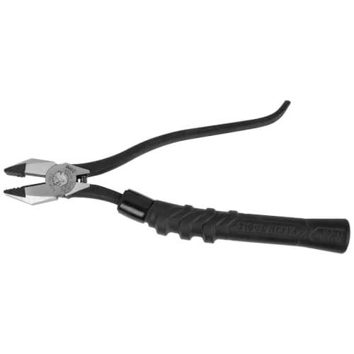 Main product image of 9" Aggressive Knurl Slim-Head Ironworker's Pliers w/ Comfort Grip