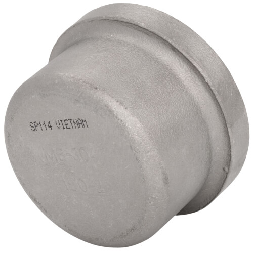 Main product image of T304 2" 150# Stainless Steel Cap (MSS)