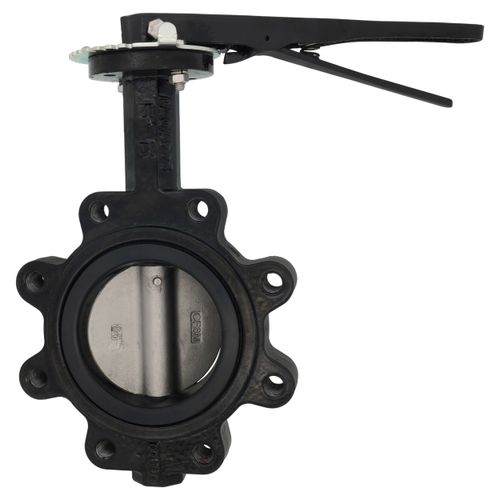 Main product image of 4" 88IHH61 Lug Ductile Iron Butterfly Valve, EPDM, Lever Handle (200 PSI)