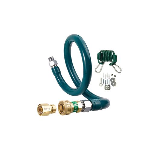 Main product image of Royal Series 3/4" x 48" Gas Connector w/ Quick Disconnect & Restraining Cable Kit