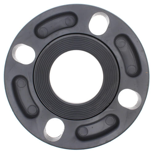 Main product image of 2" CPVC Schedule 80 Van Stone Flange w/ Plastic Ring (Socket x Multi Bolt)