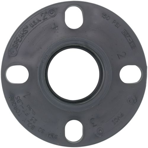 Main product image of 2" PVC Sch. 80 Van Stone Flange (Socket x Multi Bolt)