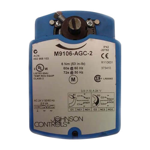 M9106AGC2 Johnson Controls M9106AGC2 24V NonSpring Return