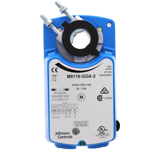 Main product image of M9116 Electric Non Spring Return Actuator, 0 to 10 VDC (140 lb-in)