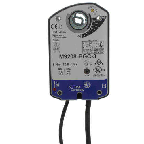 Main product image of M9208 24V On/Off Electric Spring Return Actuator with 2 Switches (70 lb-in)