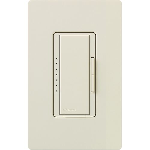 Main product image of Maestro Dimmer, 1000W Incandescent/Halogen Only, Single Pole/Multi-Location, 120V, Light Almond