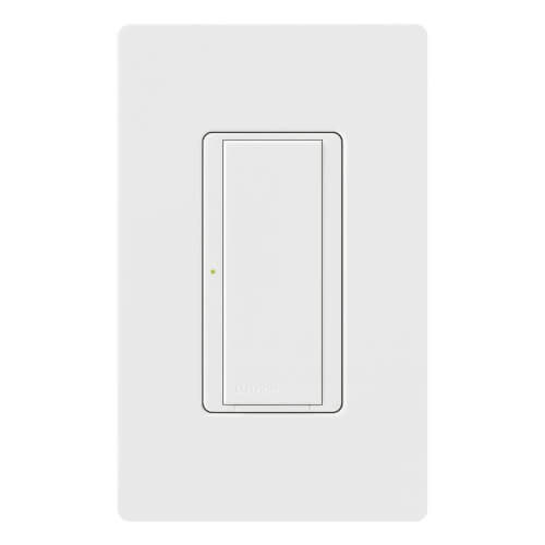 Main product image of Maestro 8A Electronic Switch, Neutral Required, 950W Lighting/3A Fan, 120V, Single Pole/3-Way, MA-S8AM-XX / MSC-S8AM-WH, White