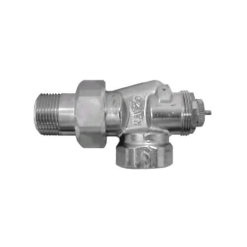 Main product image of 1" Threaded x 1" Male Union Horizontal Angle Valve with Straight Nipple (9000181)