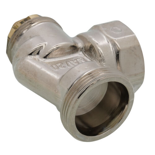 Main product image of 3/4" Threaded x 3/4" Male Union Horizontal Angle Valve with Straight Nipple (9000180)