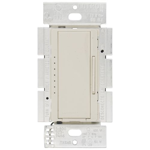 Main product image of Maestro LED+ Single-Pole 3-Way Multi-Location Dimmer Switch, 120V, 150W (Light Almond)