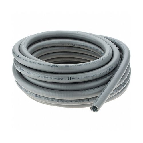 Main product image of 3/4" Trade Size, 50' Long, Flexible Liquidtight Conduit, 12116-MADE-IN-USA