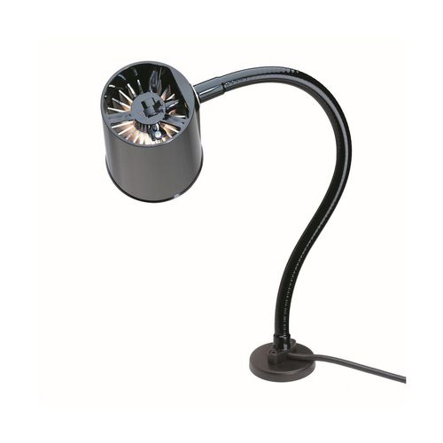 Main product image of Incandescent Task Light, 18" Reach, Gooseneck Arm (Black)