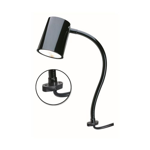 Main product image of Incandescent Task Light, 24" Reach, Gooseneck Arm, Direct (Black)