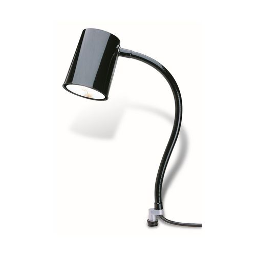 Main product image of Compact Fluorescent Task Light, 24" Reach, Gooseneck Arm, Coupler (Black)