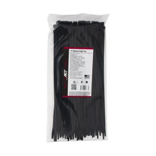 Main product image of 11.25" Long, Nylon Cable Tie, Standard Duty, Black (Pack of 100)