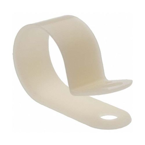 Main product image of 3/4" Bundle Diam, 3/16" Hole, Nylon Cable Clamp, White (Pack of 50)