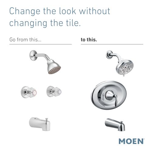 Main product image of Eva Posi-Temp Tub/Shower, 1.75 GPM, T2137EP (Chrome)