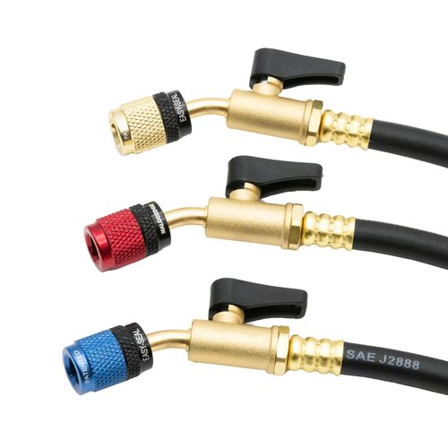 Main product image of MalcoEdge 1/4" Easy Seal Hose Set w/ Ball Valve, 60" Length