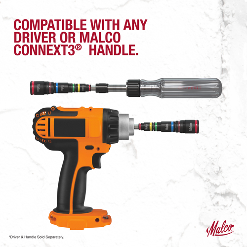Main product image of 7-in-1 C-RHEX Flip Bit w/ Driver Head- #2 Robertson (Square)