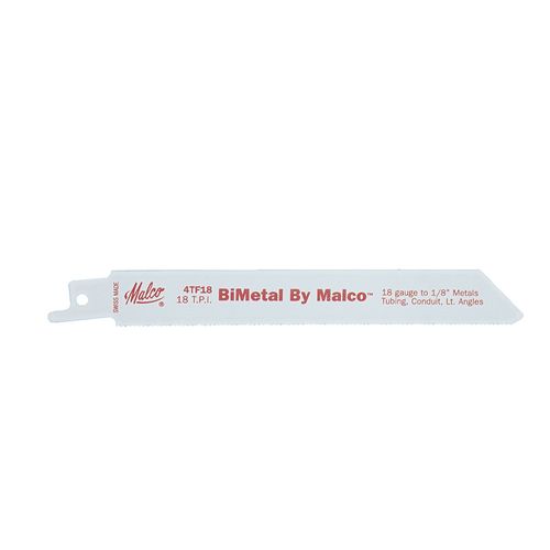Main product image of 6" x 3/4" Reciprocating Bi-Metal Saw Blade for High Speed Metal Cutting, 18 Gauge to 1/8, .031" Thick
